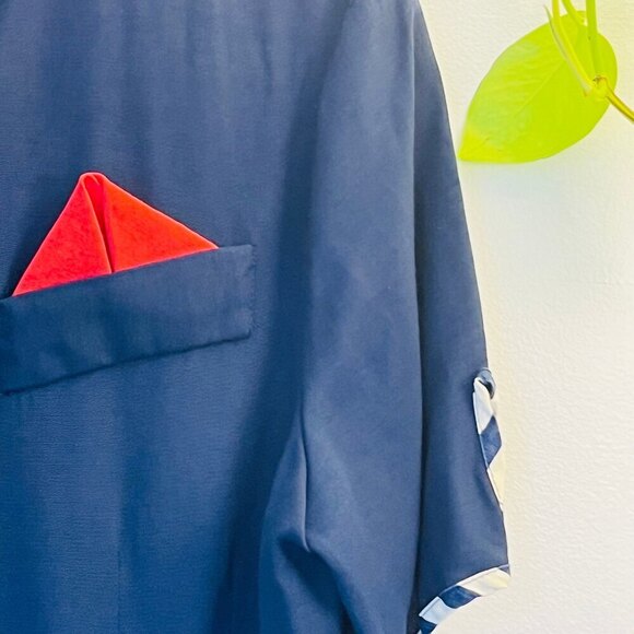 Ashley Taylor Vintage Nautical Dress with Gold Buttons - Size 6 - Picture 5 of 10